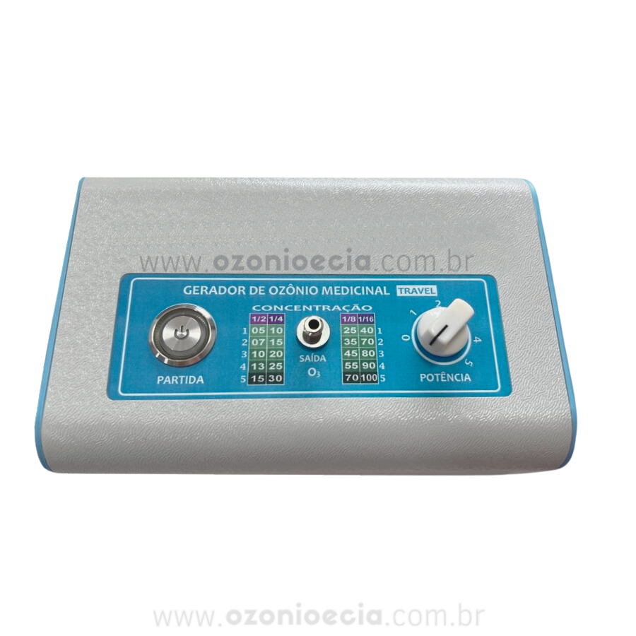 Kit Gerador de Ozônio Para Ozonioterapia-Portátil Com Maleta- Certificado Anvisa