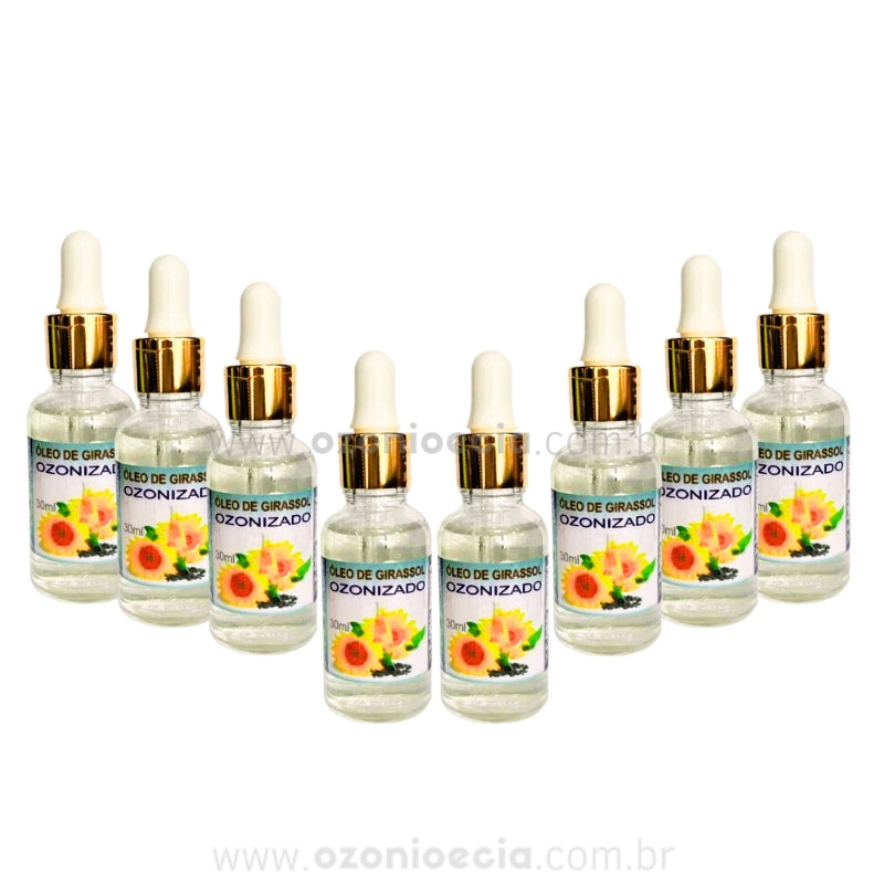 Kit Óleo de Girassol Ozonizado- 8 Unidades