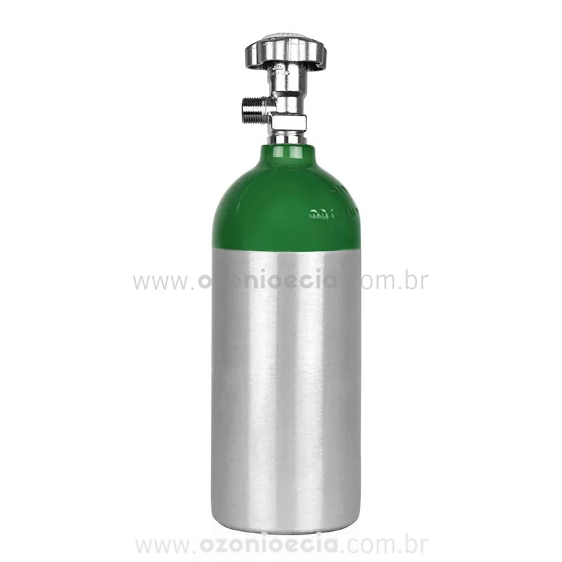 Kit Cilindro de Oxigênio 2L e Fluxômetro Regulador Click