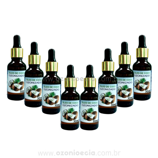 Kit Óleo de Coco Ozonizado- 8 Unidades